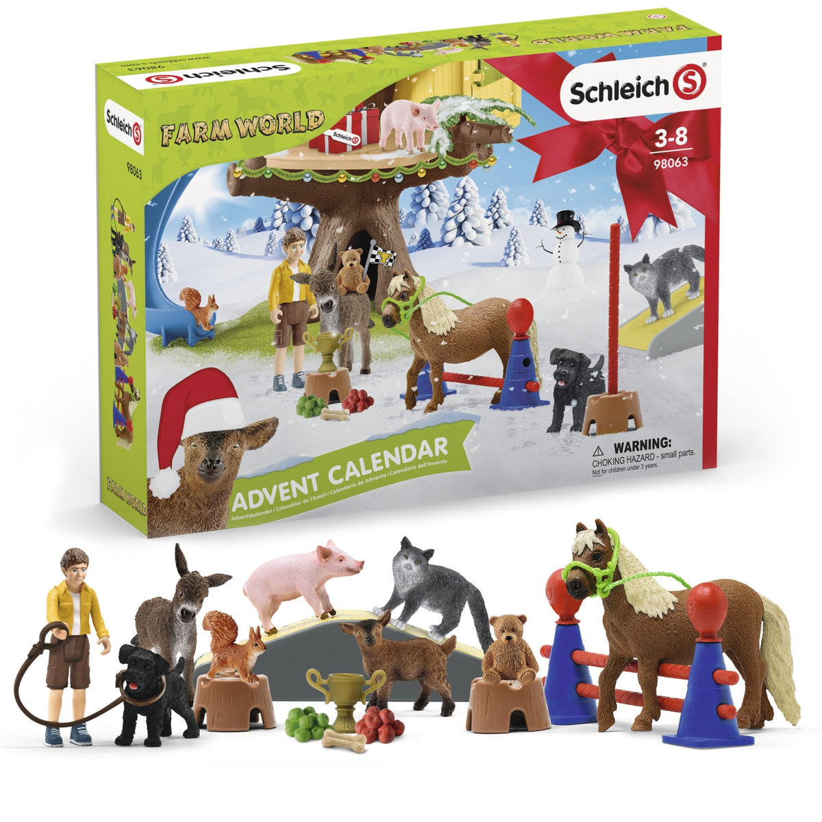 Schleich Advent Calendar Farm World 2020 Animal Kingdoms Toy Store