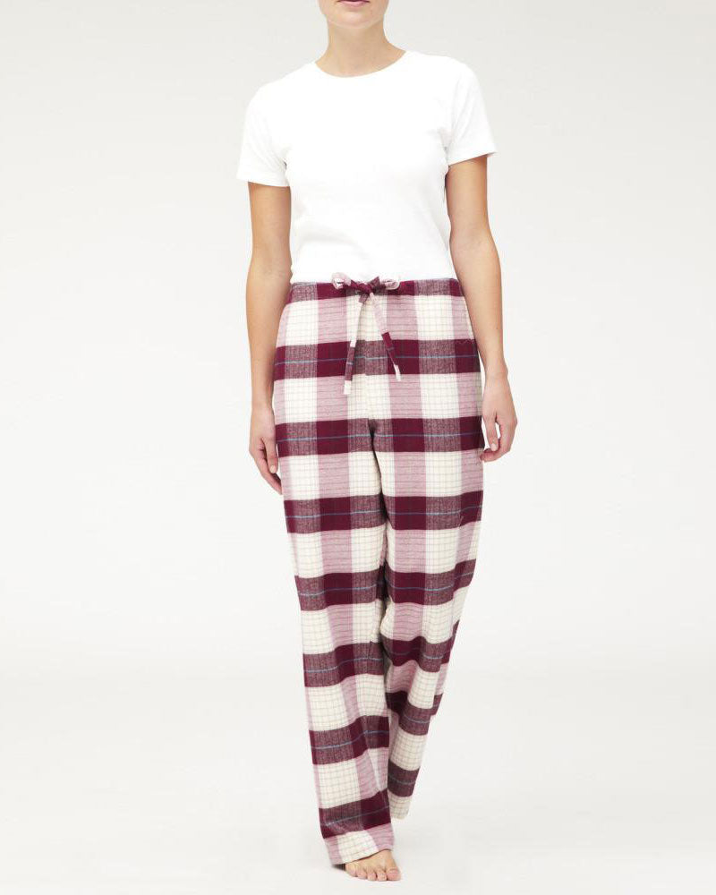 Ladies Tartan Pyjama Bottoms Bonsoir Bonsoir Of London