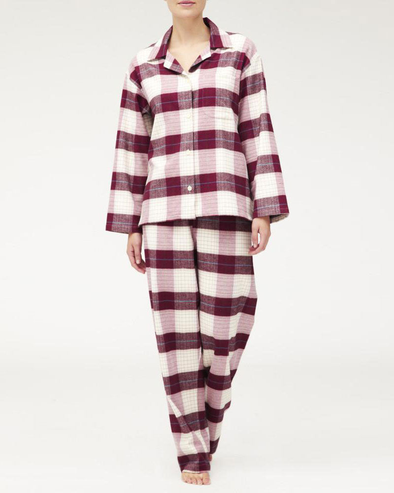 Women's Brushed Cotton Pyjamas - Isla