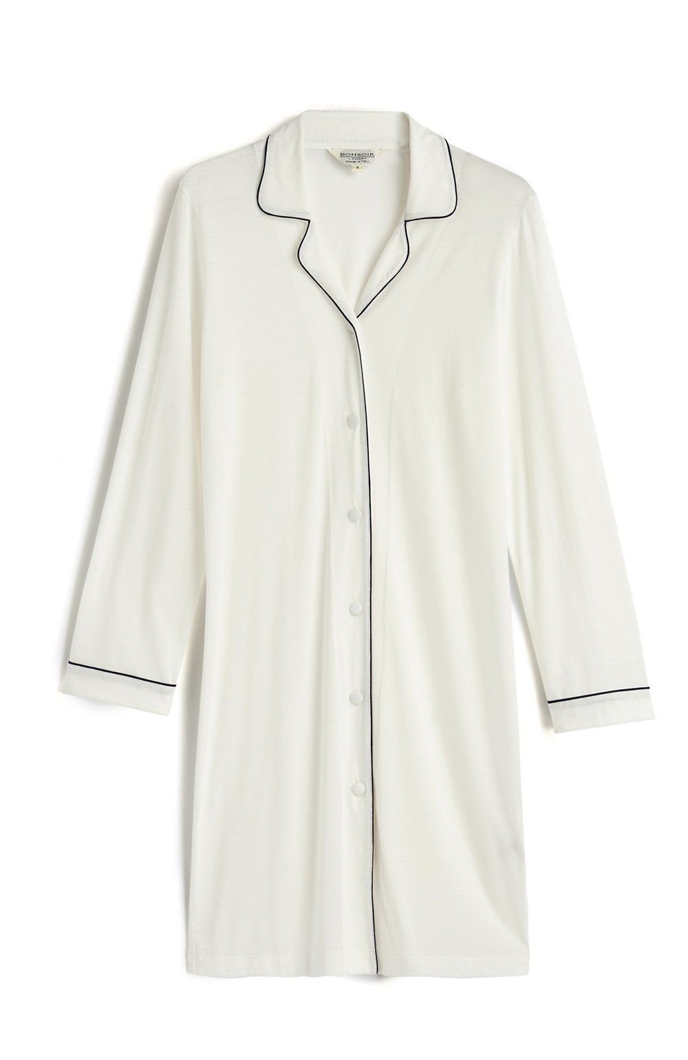 Women's Jersey Nightshirt in White 