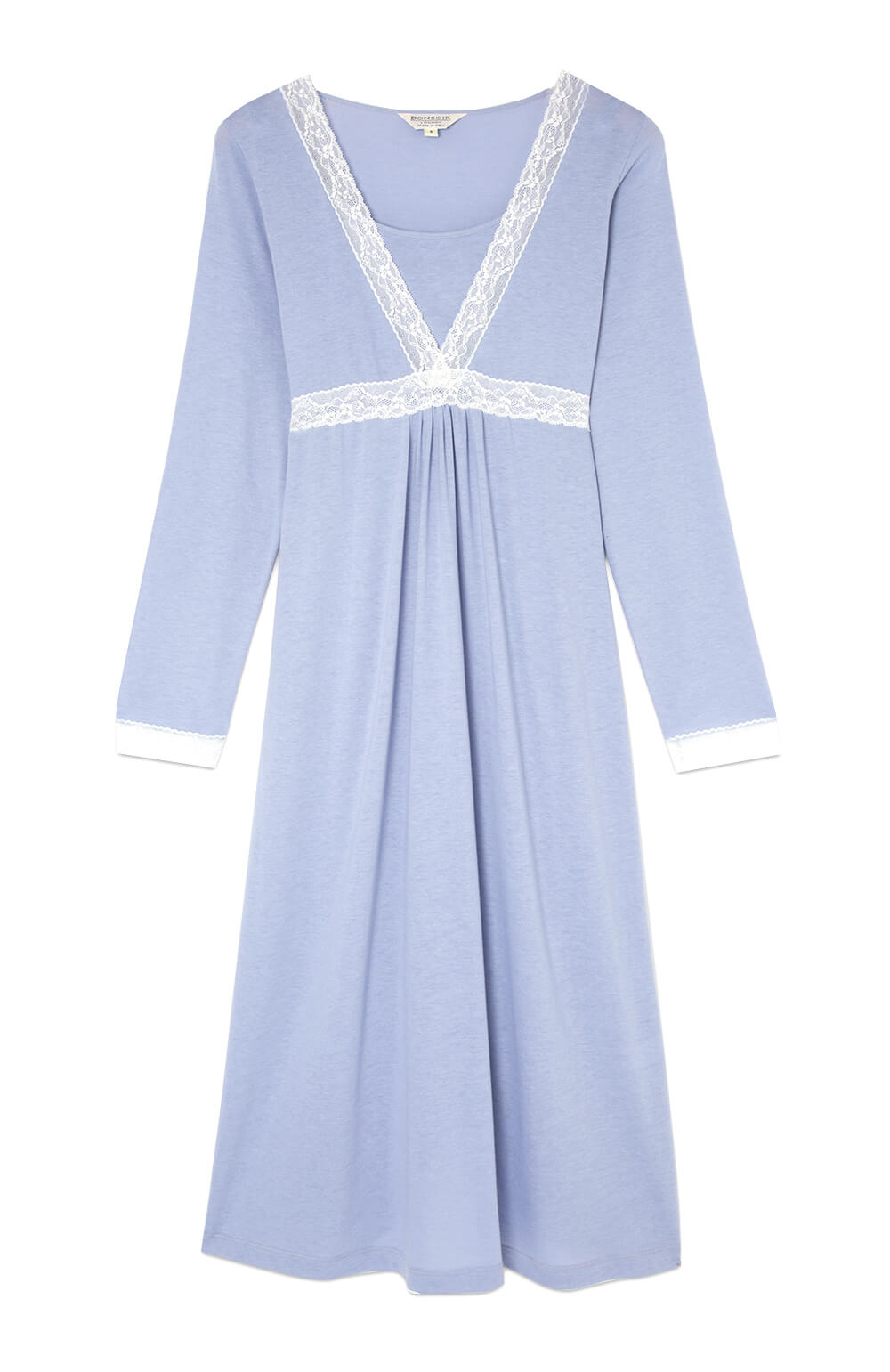 long sleeve jersey nightdress