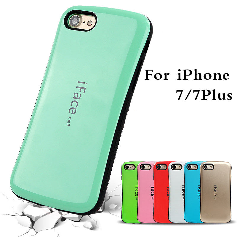 Top Sale Iface Mall Bicolor Wave Silicon Case For Iphone 7 7plus