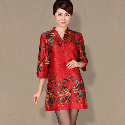 plus size chinese clothing