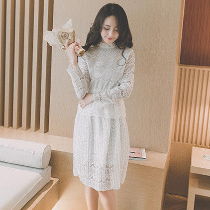 korean lace dress