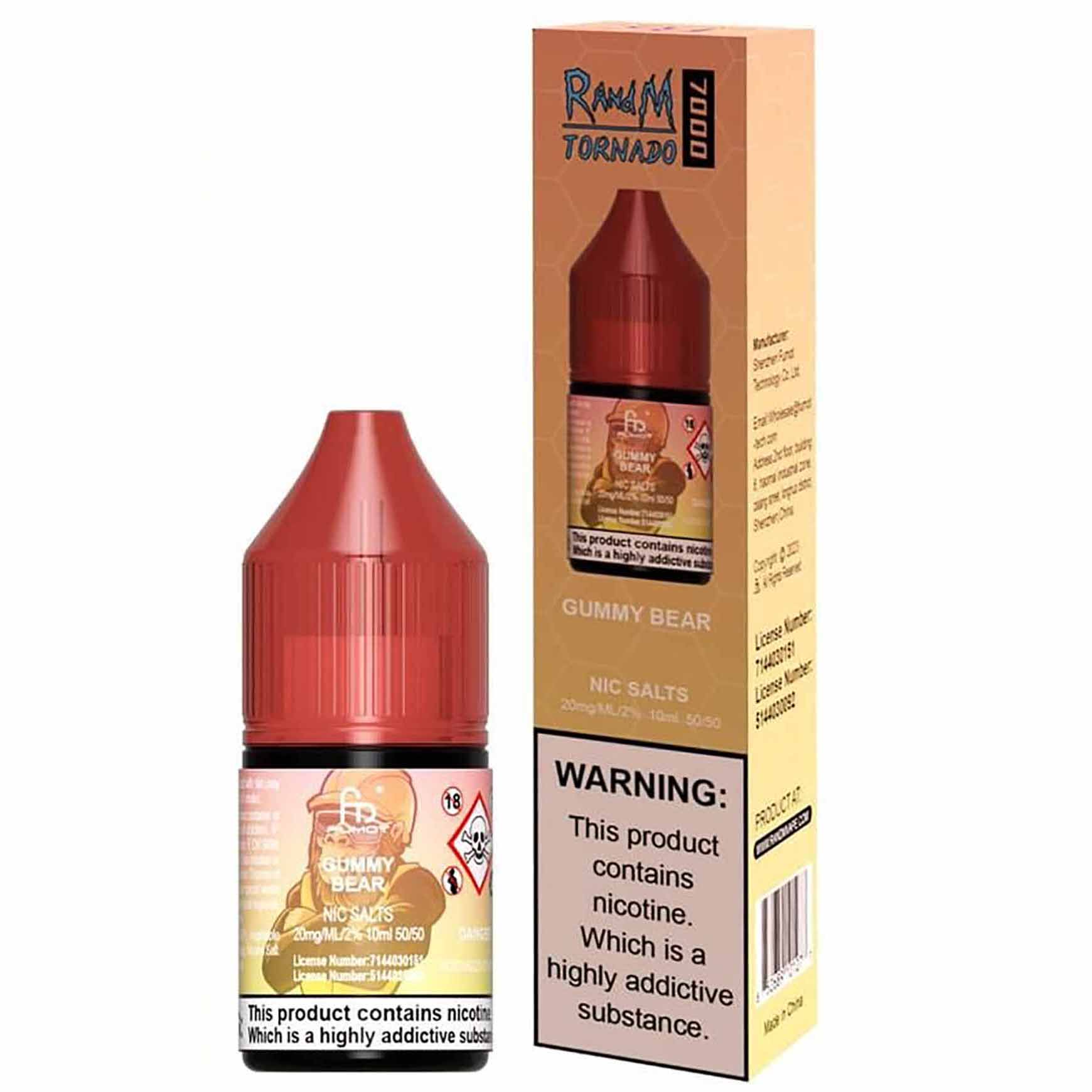 RandM 7000 10ml Nicotine Salt 10mg - Single