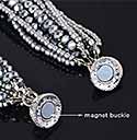 Multi-Strand-Crystal-Beads-Handmade-Bracelet-Magnetic-clasp