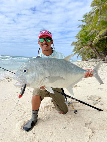 Dan with a GT Caught on Grinder 8X Braided Leader