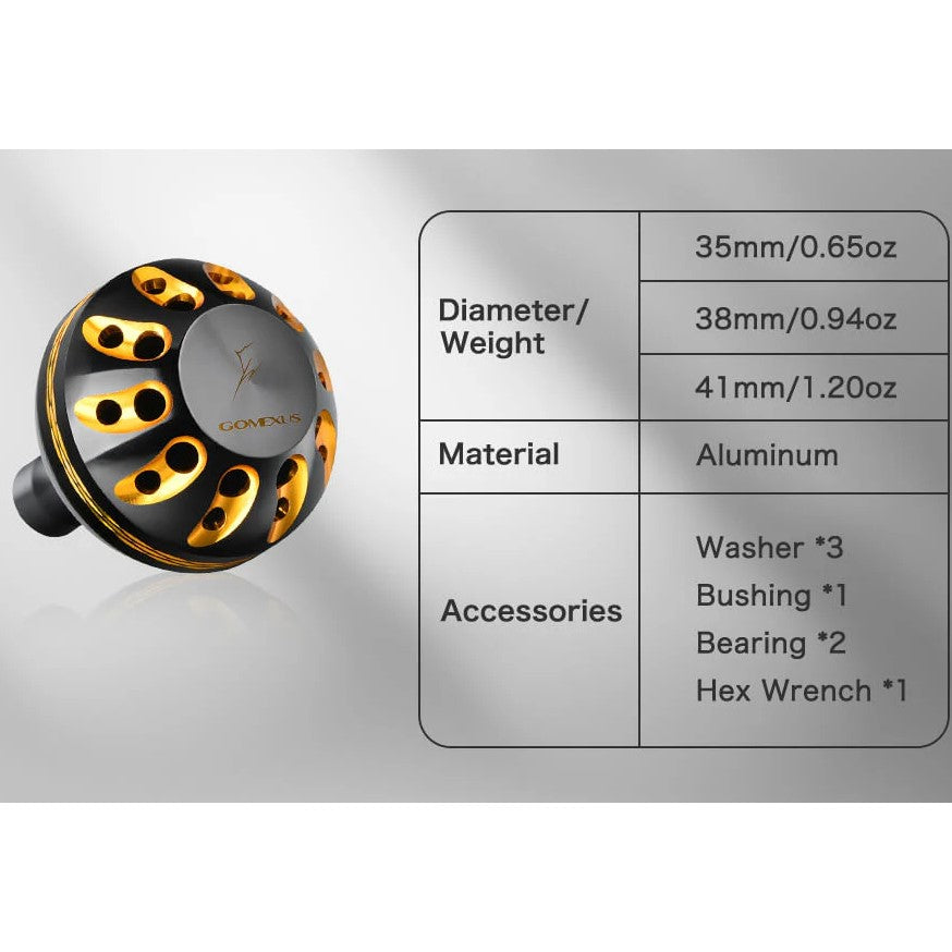 Gomexus A41 41mm Aluminium Knob Specs