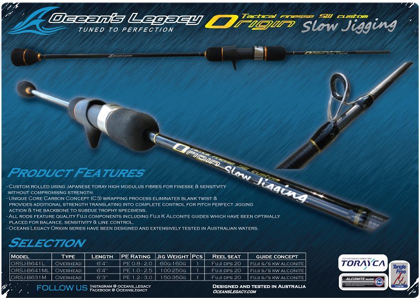 Oceans Legacy Slow Element Overhead - Compleat Angler Nedlands Pro