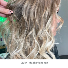 ribbon blonde balayage hair rehab london