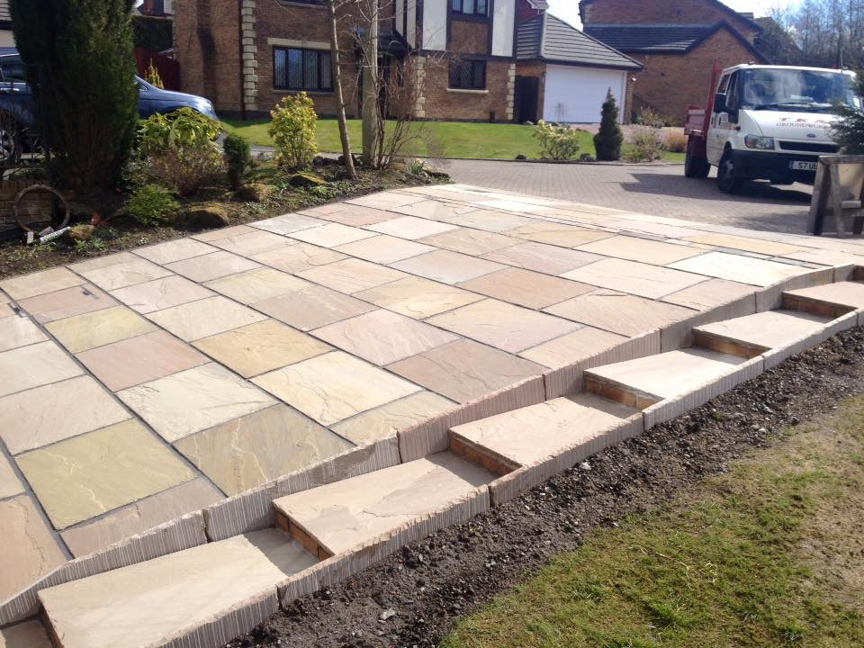 A Quick Guide To Using Indian Stone Paving For Driveways Bridge St Stone