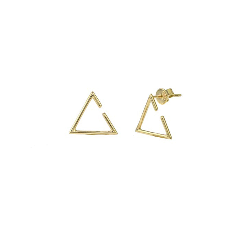 Open Triangle Earrings