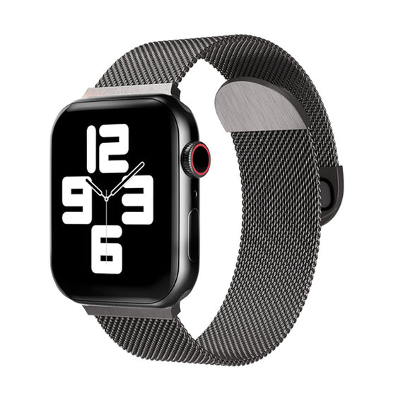 Dark Grey Milano Magnetic Stainless Steel Apple Watch Band – Kings