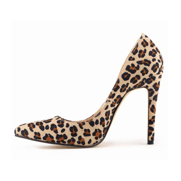 Leopard Print Pumps Sexy High Heels Shoes – Kings Collection