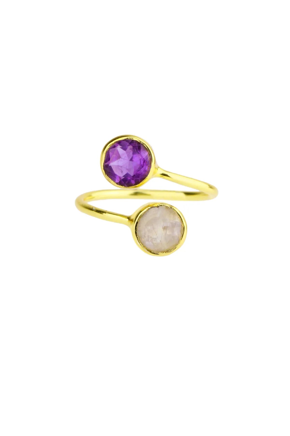 Double Gemstone Ring