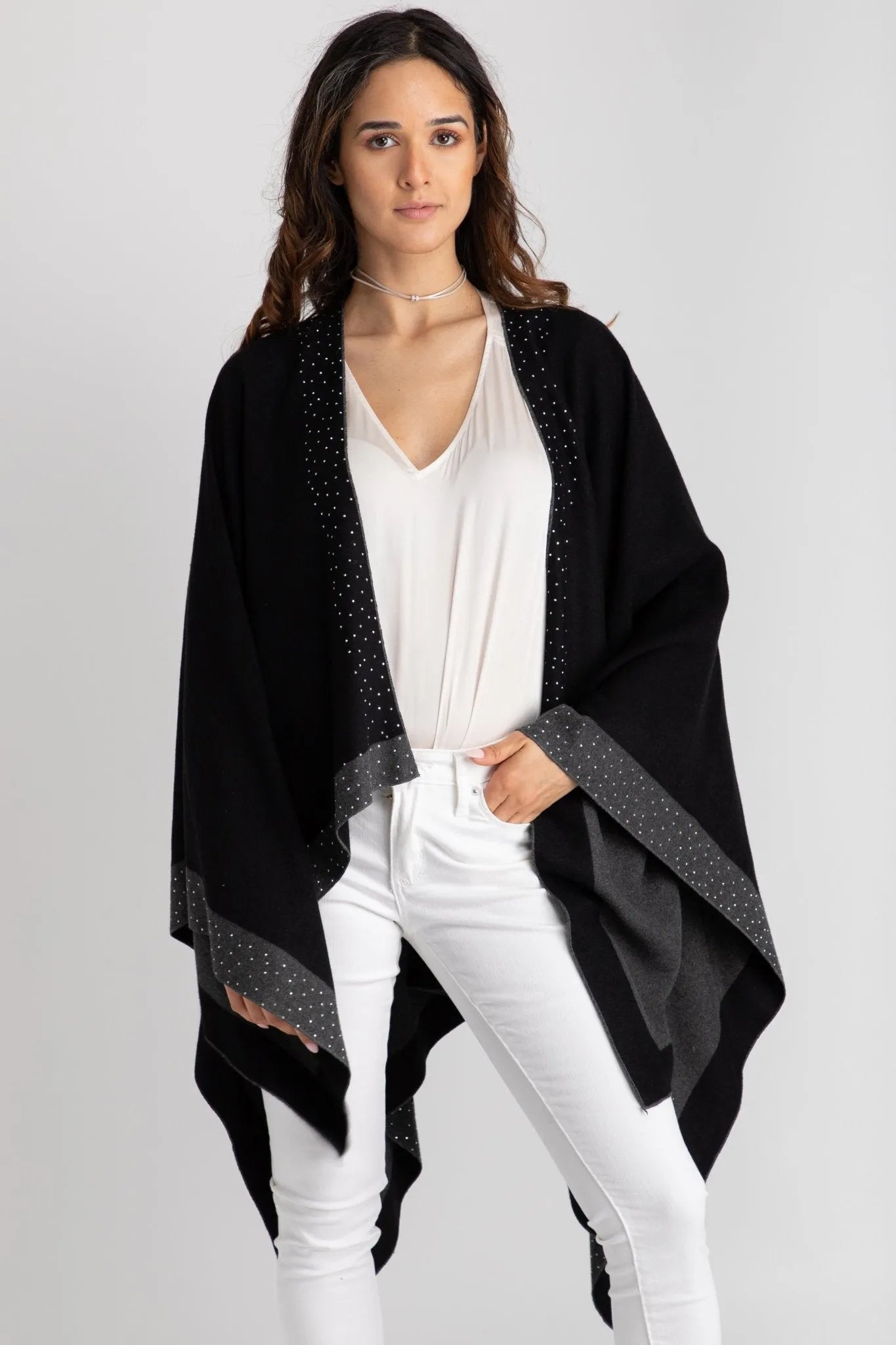 Formal Sparkle Border Kimono