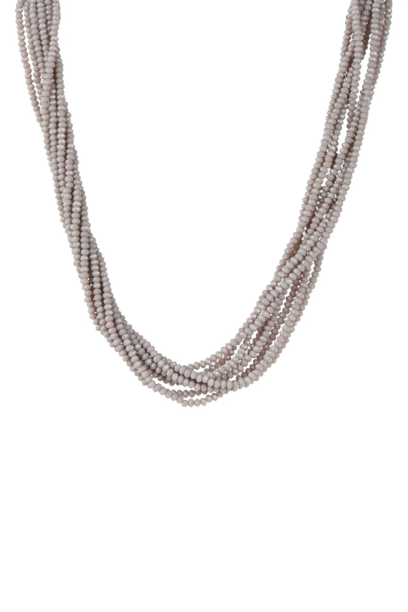 Crystal Multi Beaded Necklace