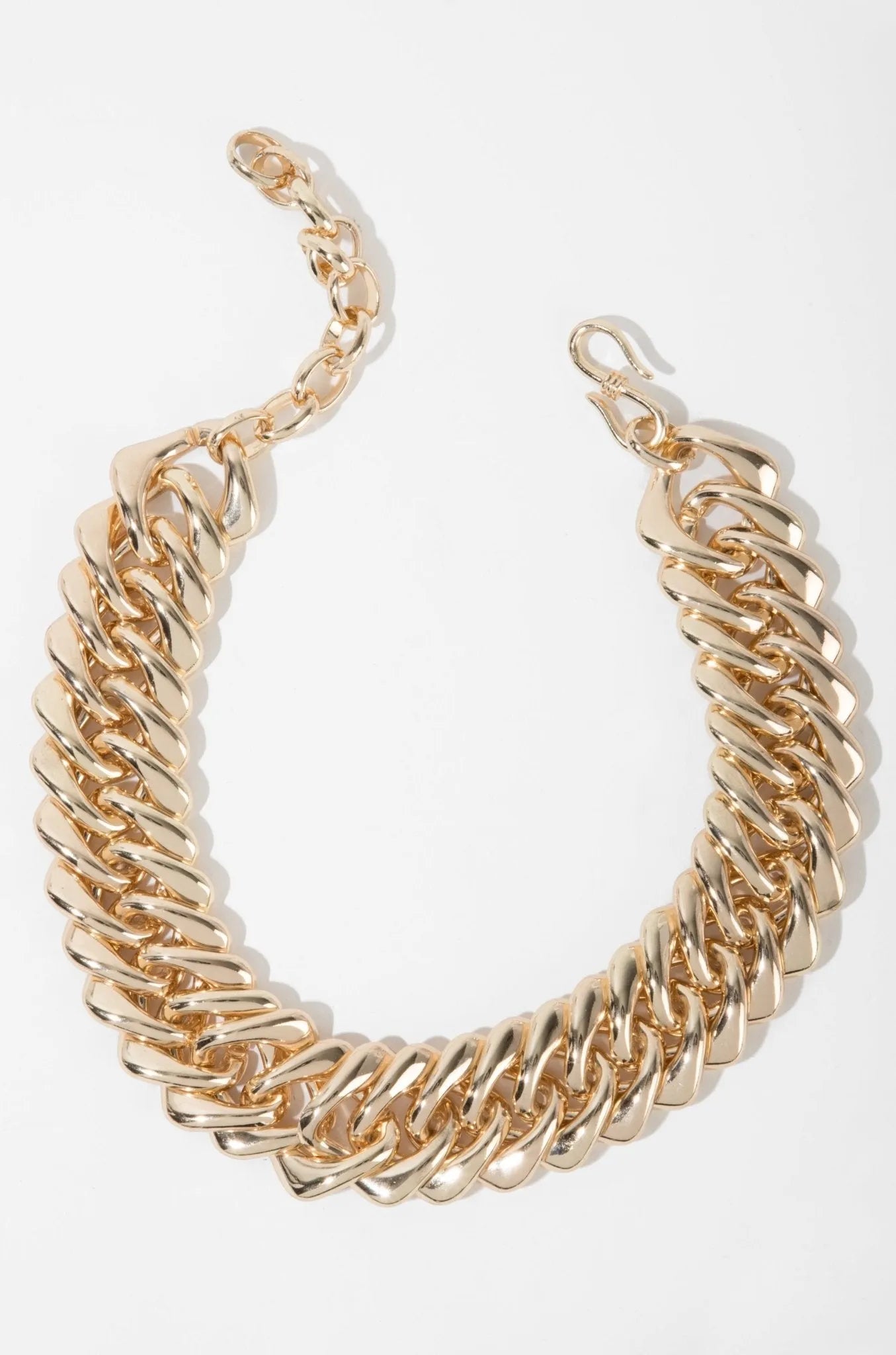 Chunky Gold Chain Statement Necklace