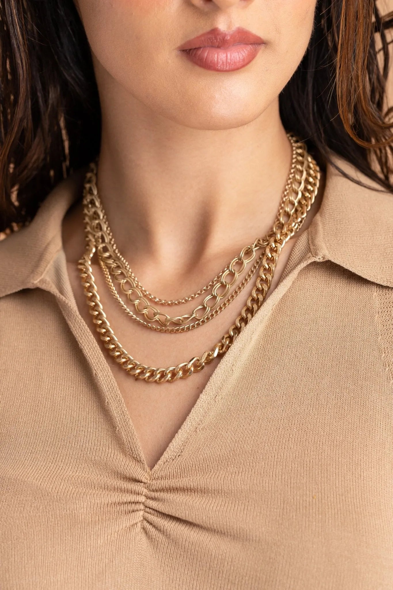 Brooklyn Layered Chain Necklace