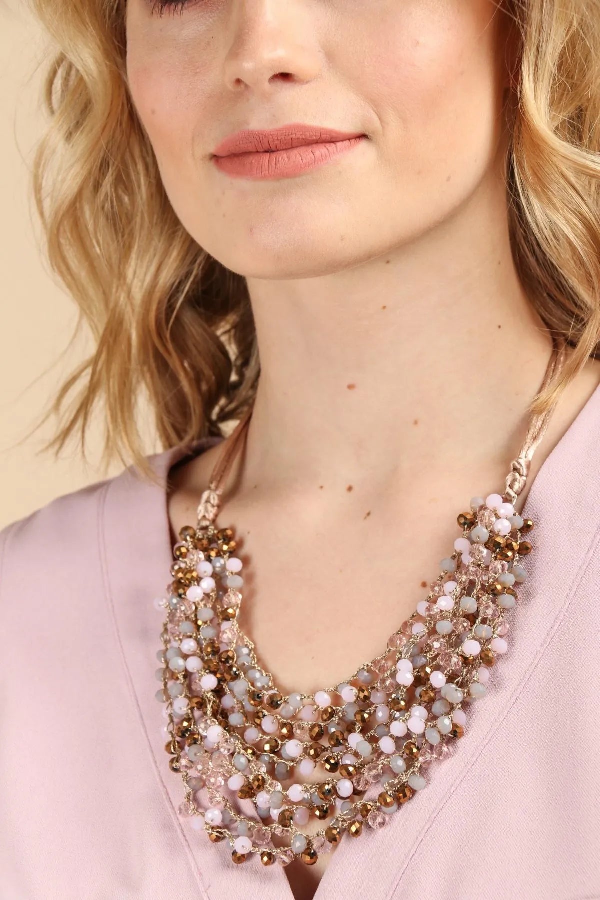 Mardi Beaded Statement Necklace