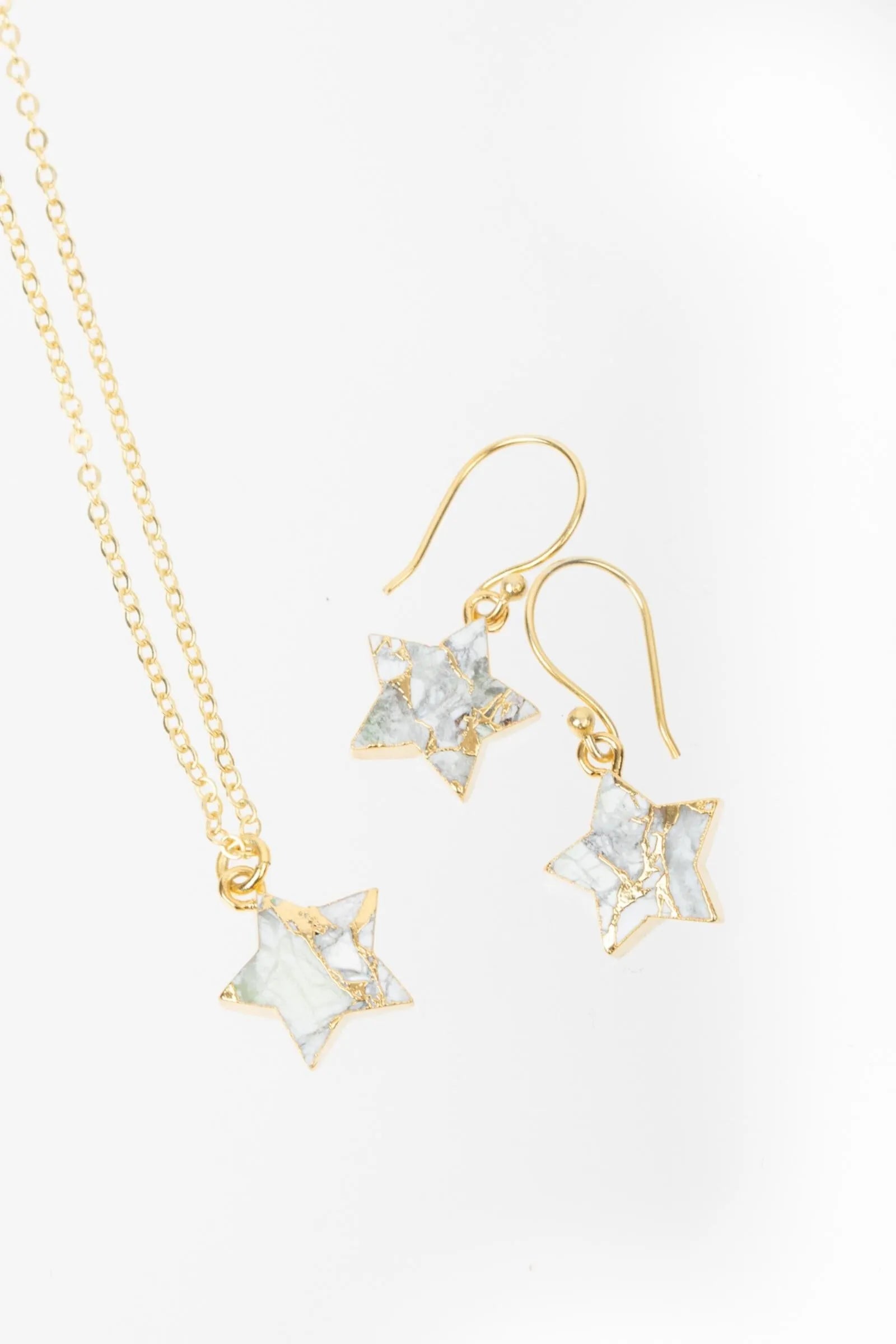 Mojave Star Mini Earring And Necklace Set