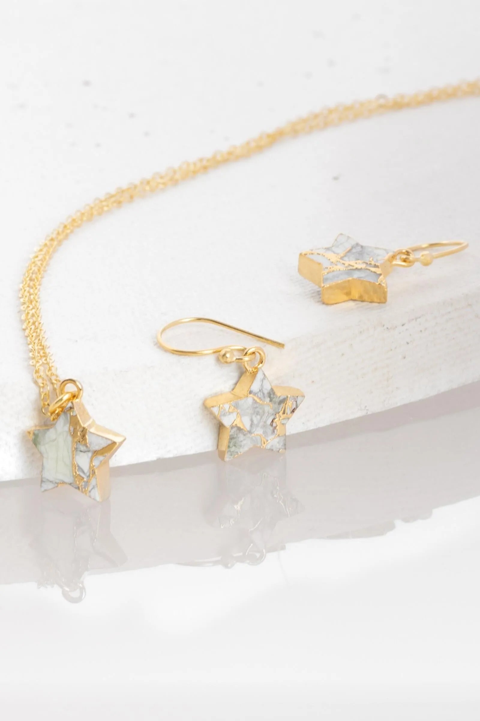 Mojave Star Mini Earring And Necklace Set