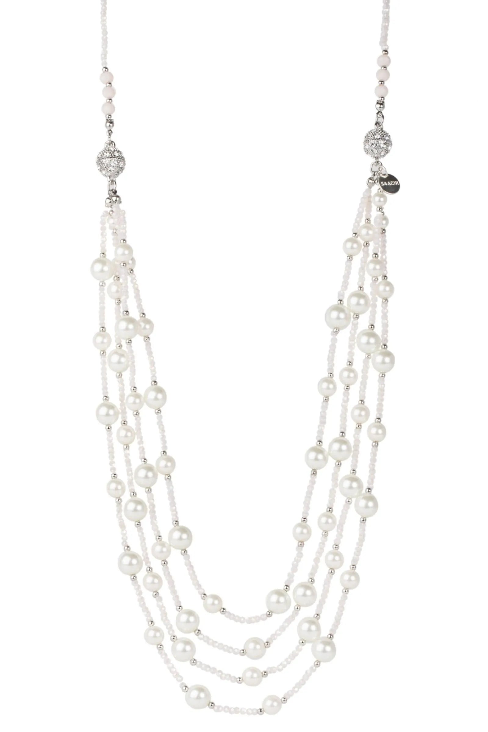 Convertible Layer Pearl Necklace