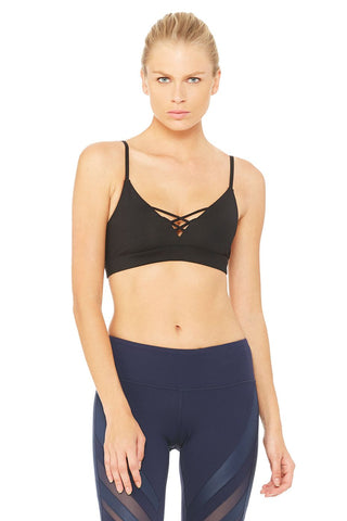 Alo Yoga Interlace Bra Black