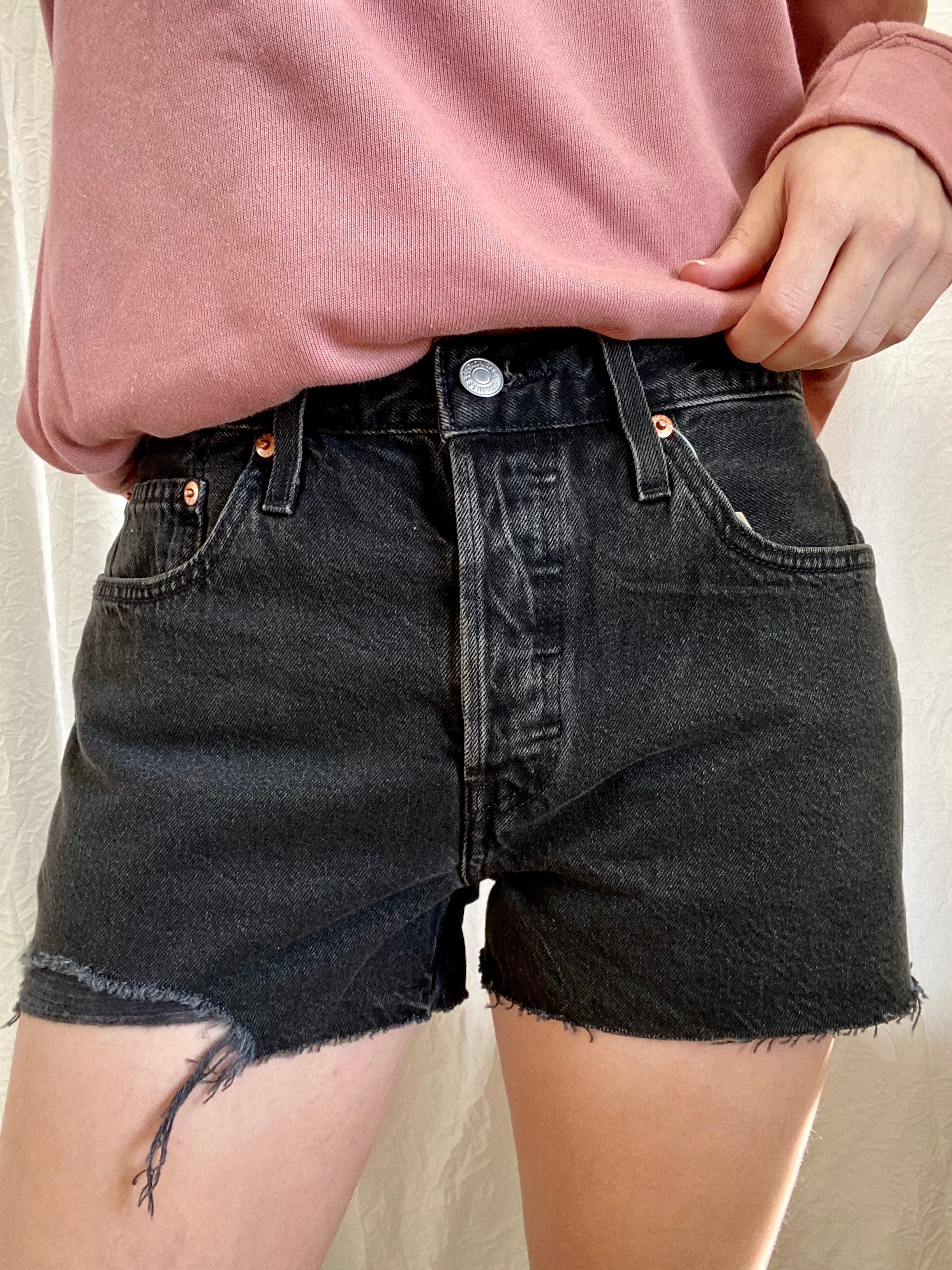 LEVI'S 501 Original Short - Lunar Black | The Salty Babe