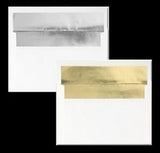 A7 Gold or Silver Foil Lined Envelopes 