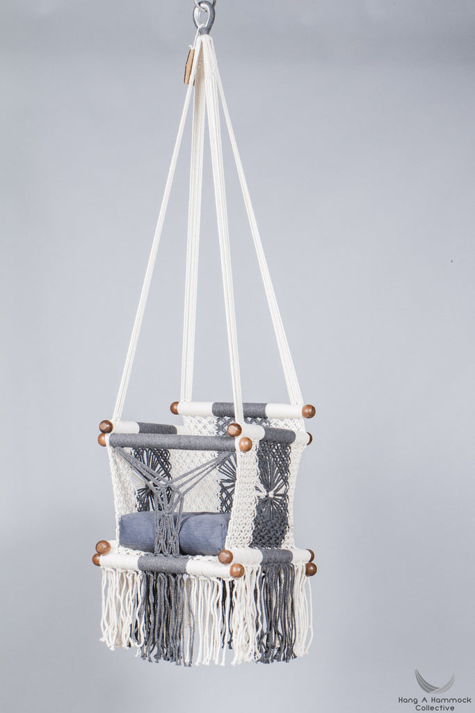 Baby Swing Chair in Macrame. – hangahammockcollective