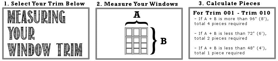 Measuring window trim