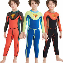 Superhero 2.5mm Full Body Diving Wetsuit for Boys