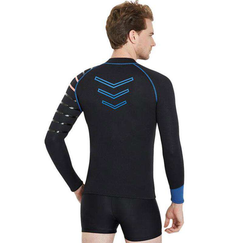 Dive & Sail Mens 3MM Neoprene Wetsuit Jacket Diving Top - Buy4Outdoors