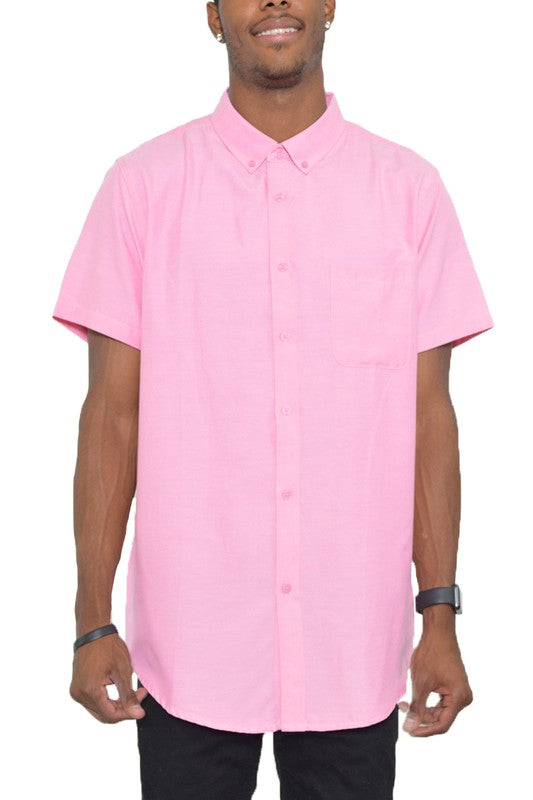 ZYSWP Men's Short Sleeve Shirts Summer Monochrome Cotton Half Sleeve  Clothes Men's Shirts (Color : Gray, Size : XL Code) : : Home