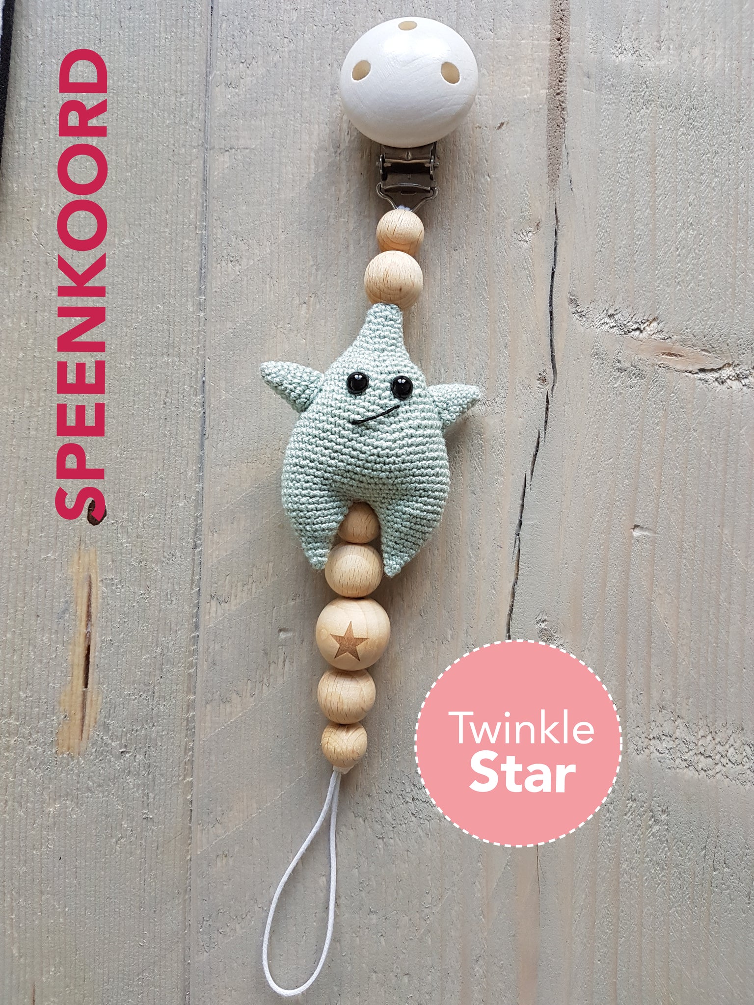 Fonkelnieuw Speenkoord Twinkle Star | CuteDutch DU-79