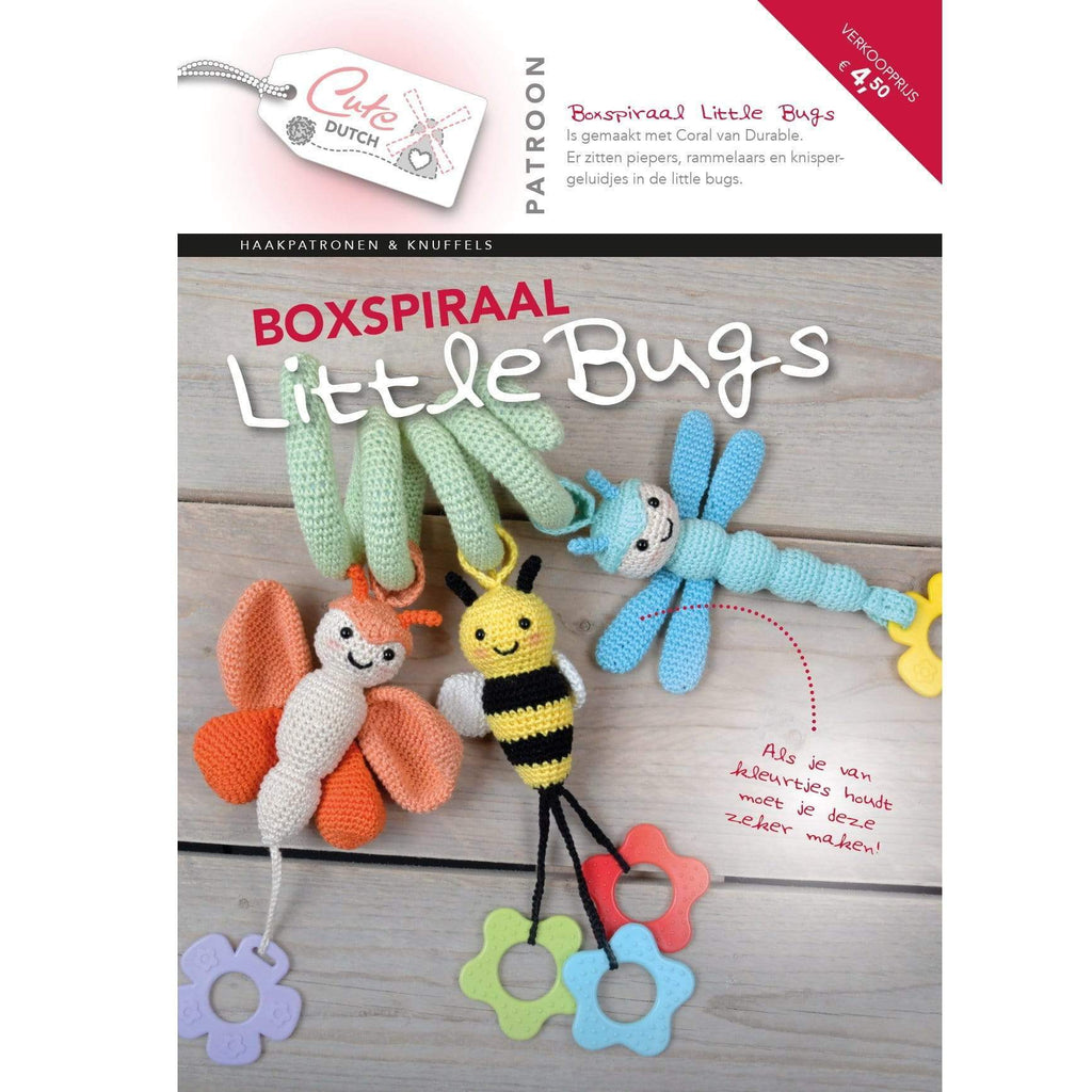 Omleiden Becks Gebeurt CuteDutch - Patroonboekje Boxspiraal Little Bugs | CuteDutch