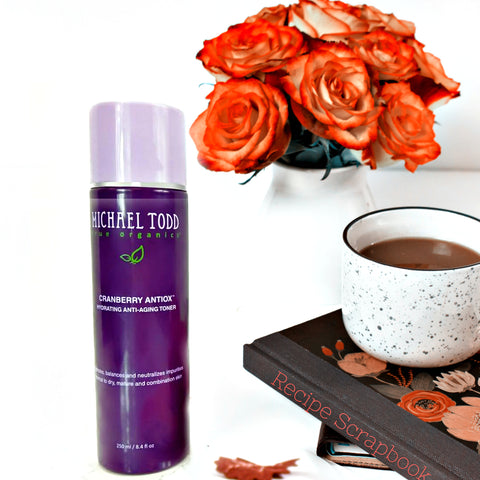 Michael Todd Beauty Cranberry antiox toner for the holiday season