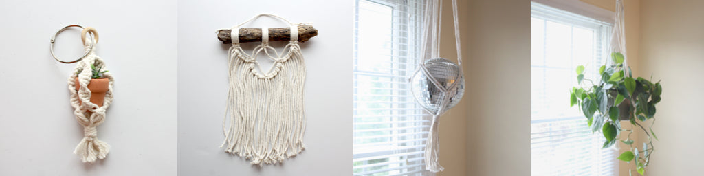 Handmade macrame made by artisans in the USA