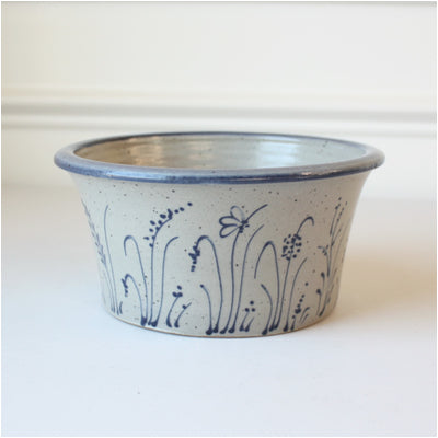 Mother's Day gift handmade wildflower pottery bowl