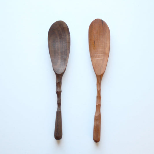 Handmade wooden coffee scoop from natural willow wood - Inspire Uplift