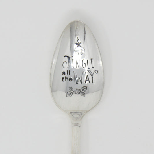 The LUNCH BOX Spoon. CUSTOM Hand Stamped Spoon. Personalized Name Spoon.  Lunchbox Spoon. Hand Stamped Vintage Spoons. Stamped Silverware 