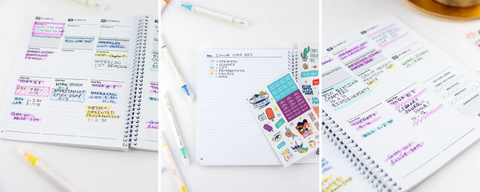 personalize notes section of your planner