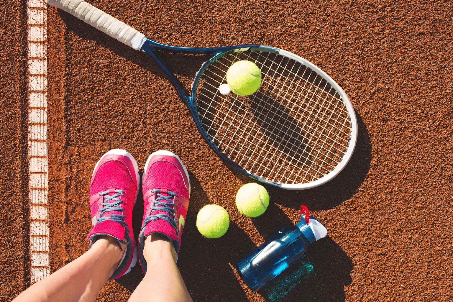 To play tennis you need a tennis raquet, balls and tennis shoes