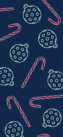 pickleball holiday phone wallpaper candy canes