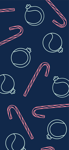tennis holiday phone wallpaper candy canes