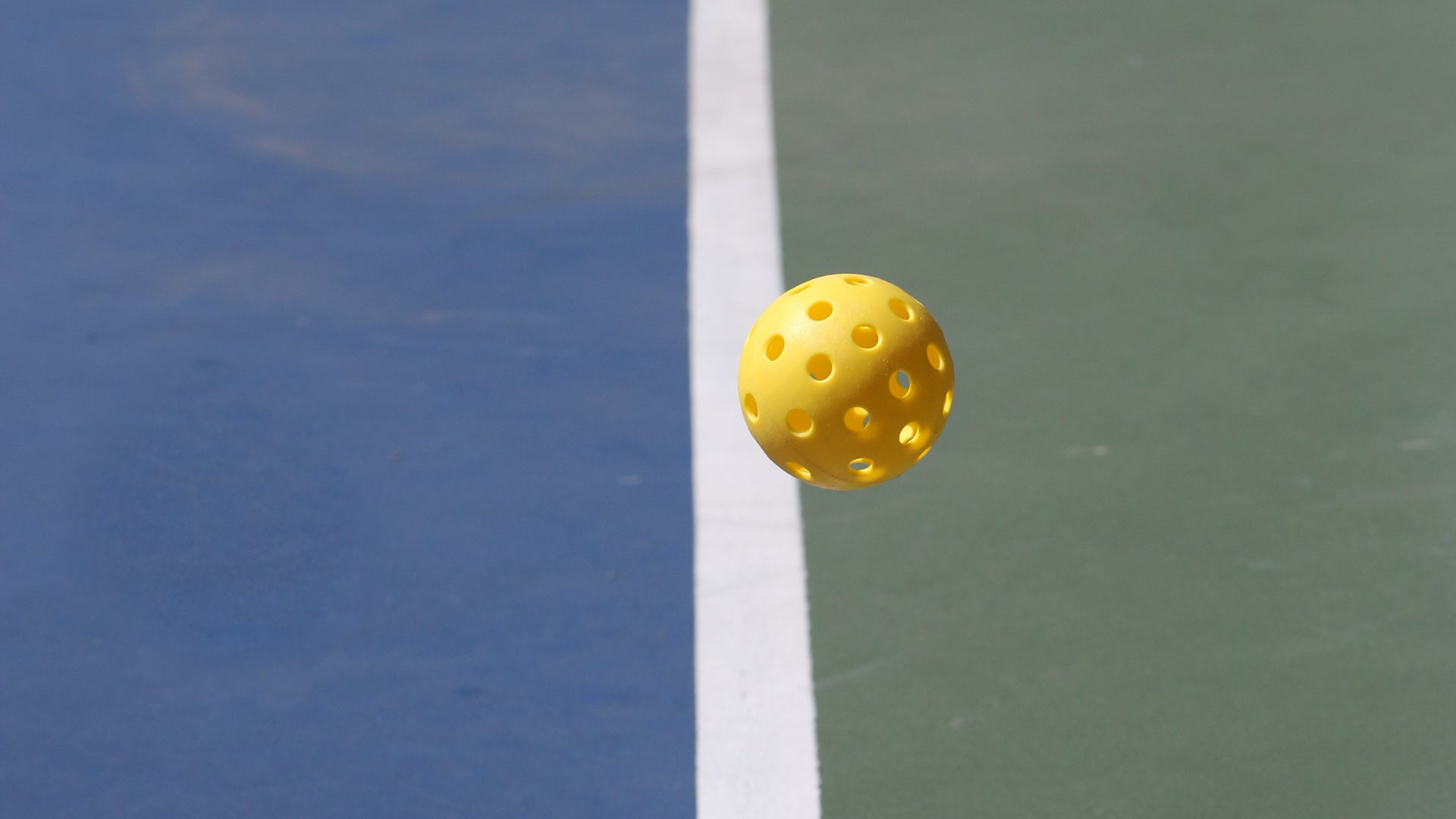 Pickleball going out of the line