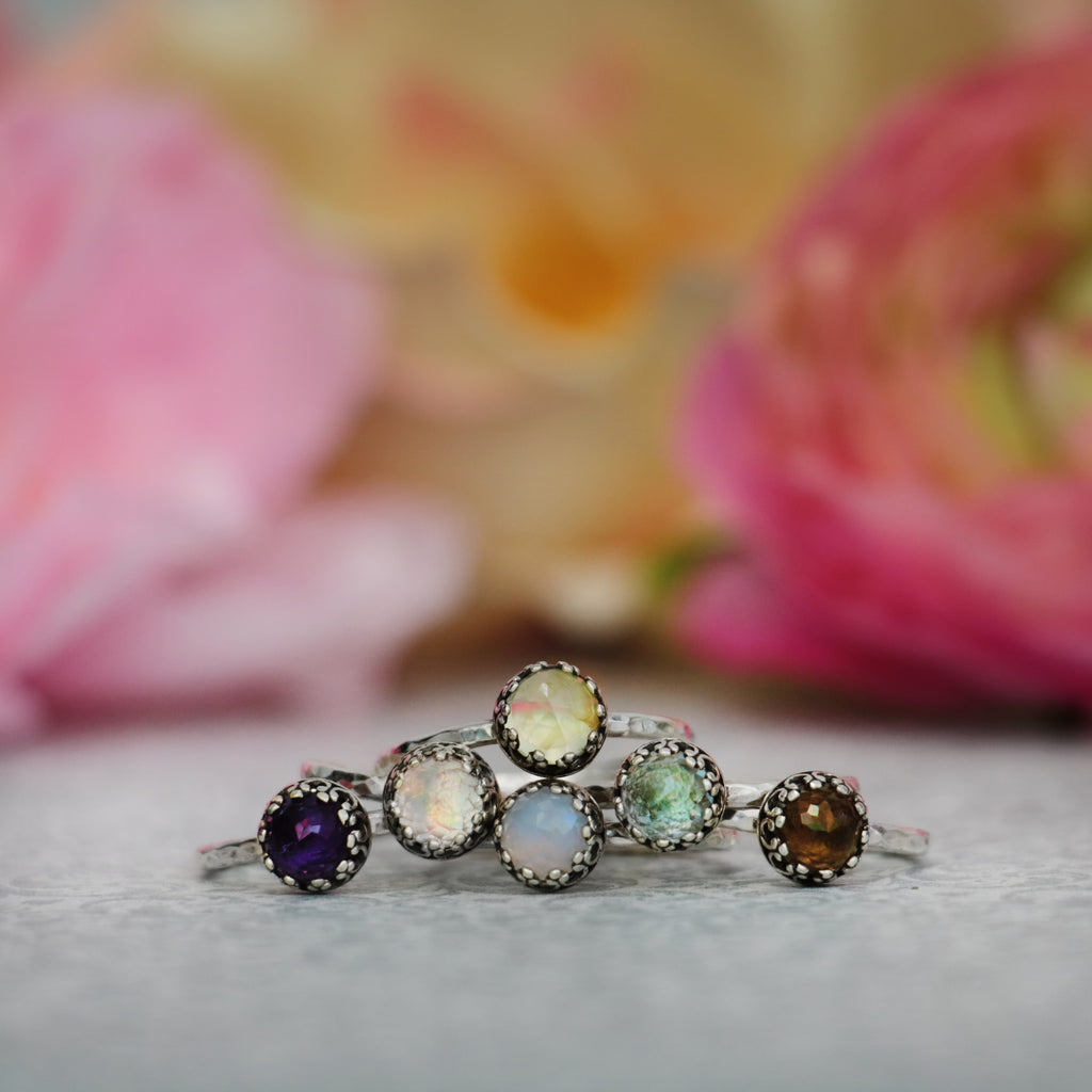 Forget Me Not Couple Rings | Moonkist Designs