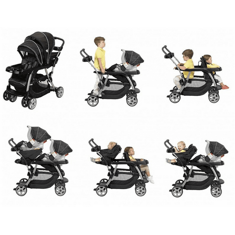 Coche Doble Graco Ready 2 Grow Lx Coleccion Gotham Babycentro Com