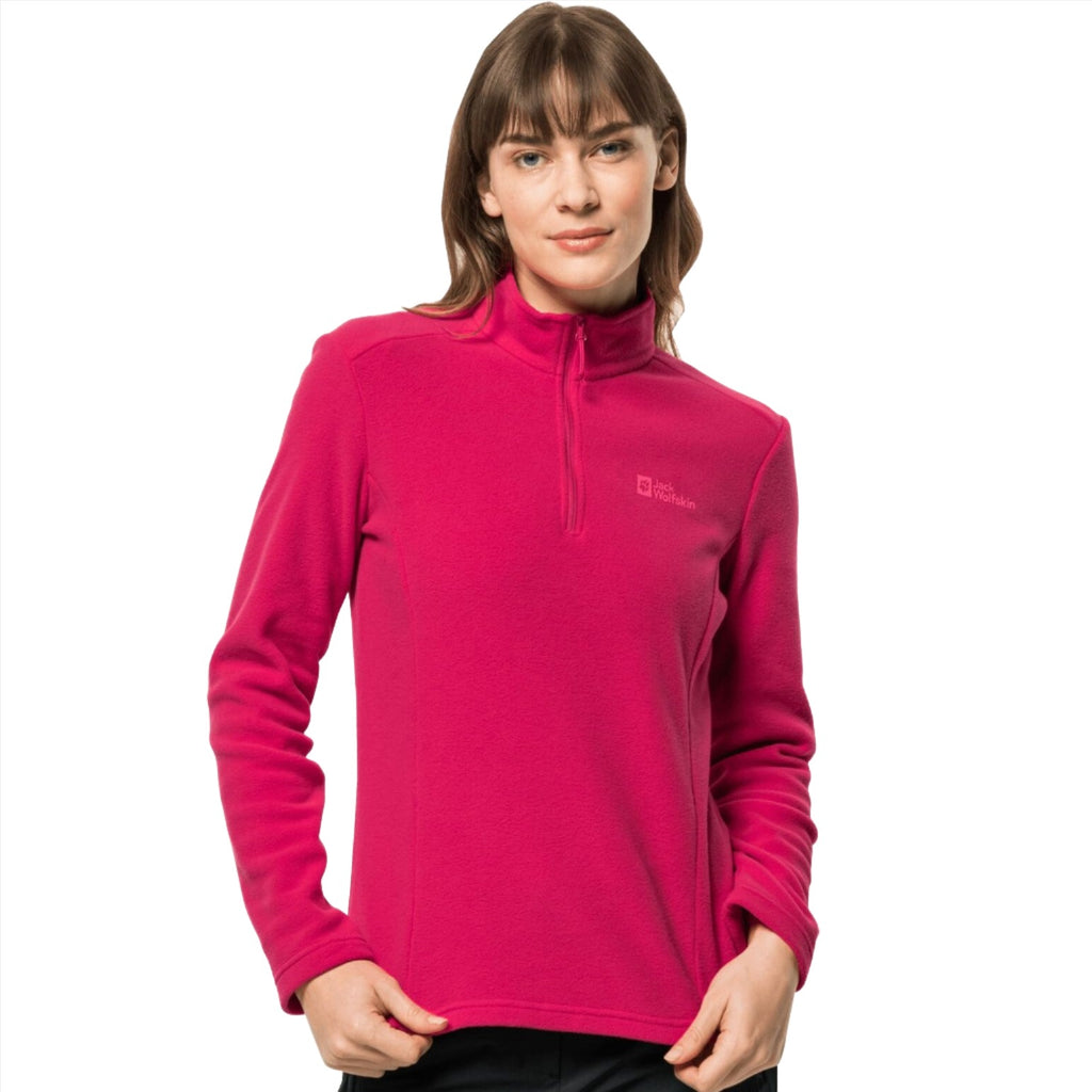 Jack Wolfskin Fleece Zip Trading Half Blue Taunus Women\'s – Coral Outback 